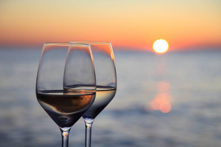 Wine - Sunset - Wine Cruise Santa Barbara, CA