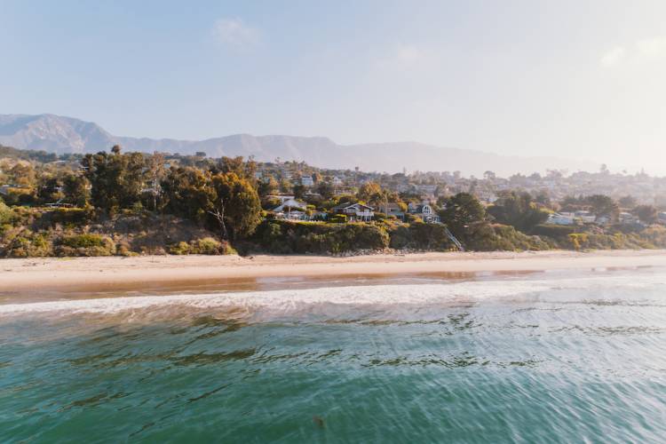 Summerland Beach in Santa Barbara, CA