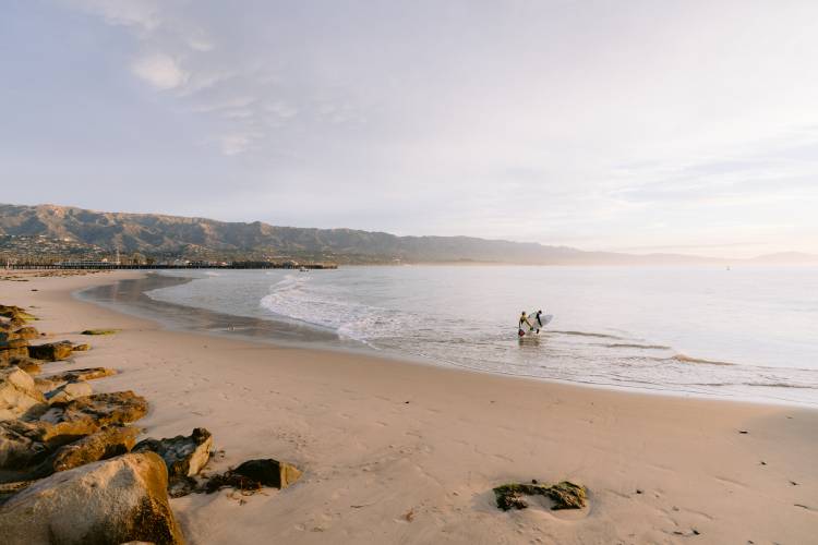 Santa Barbara Surfing at the Beach